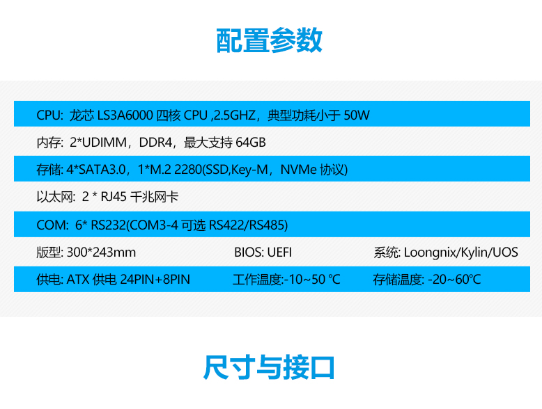 龍芯3A6000主板(圖2)